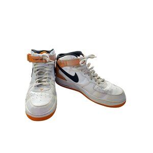 Nike Air Force 1 Mid "I Got Next" Mens white orange Sneakers size 12 SKU 8587
